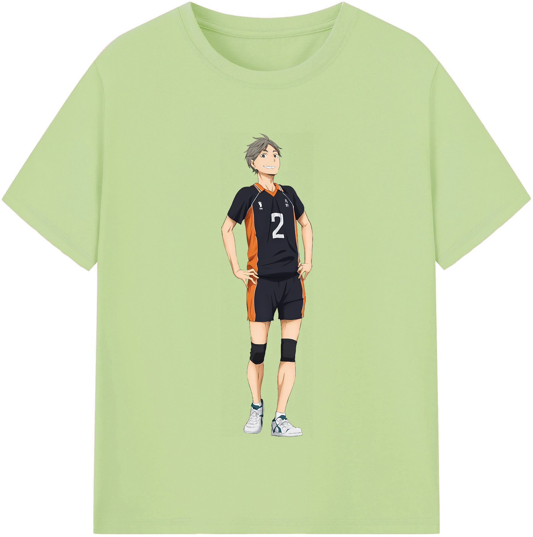 （画像用） ハイキュー!! Haikyu!! 綿100％半袖Tシャツ（フロントプリント）